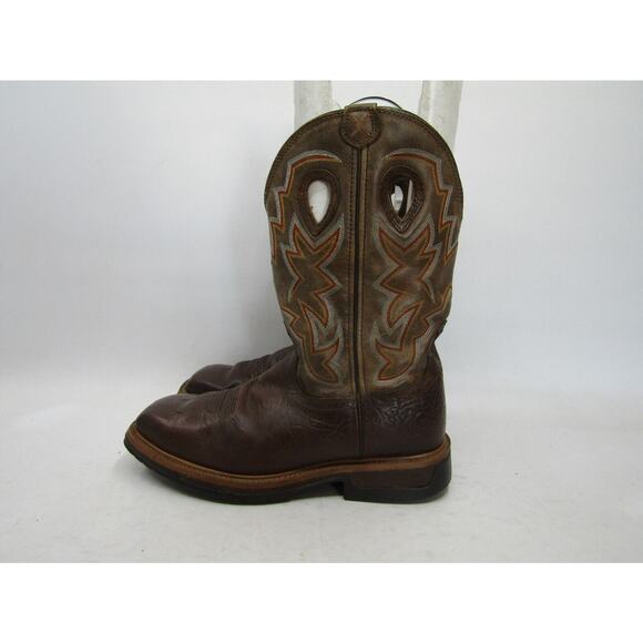 Twisted X Mens Size 11.5 D Brown Leather Buckaroo Cowboy Western Boots
